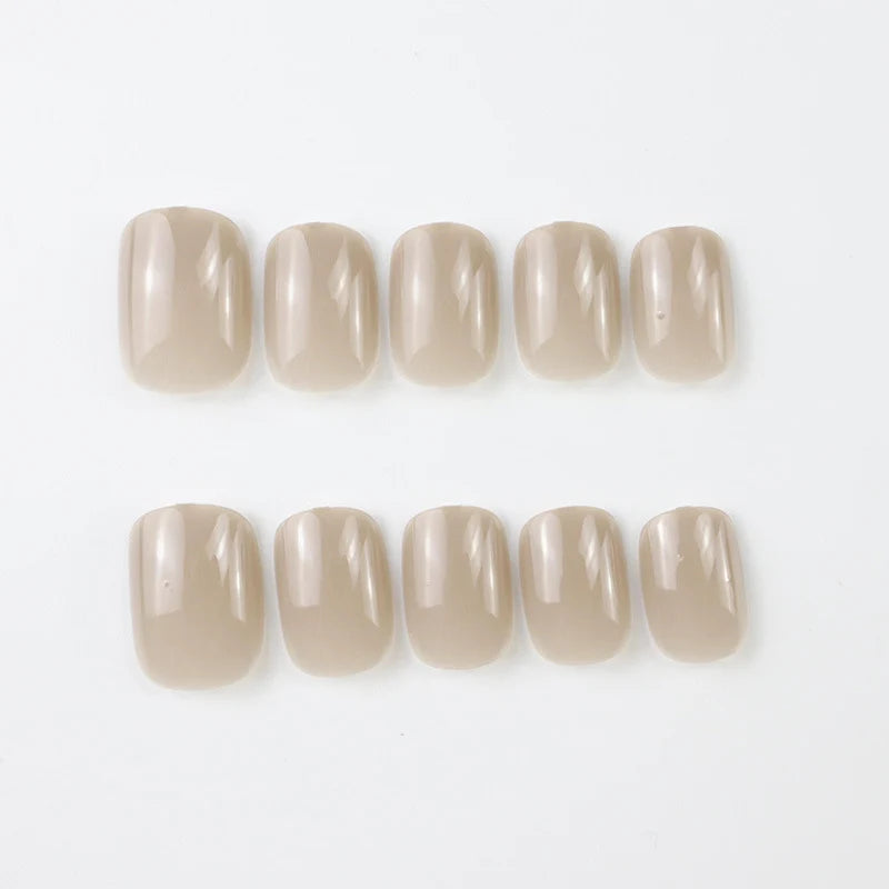 Press-On Nail Set Self-Adhesive Glossy Long-Lasting