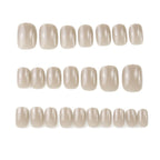 Press-On Nail Set Self-Adhesive Glossy Long-Lasting
