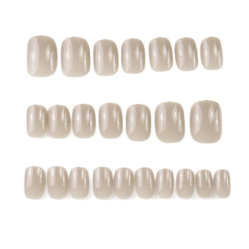 Press-On Nail Set Self-Adhesive Glossy Long-Lasting