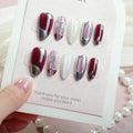 Press-On Nail Set Self-Adhesive Multiple Sizes