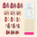 Press-On Nail Set Self-Adhesive Multiple Sizes