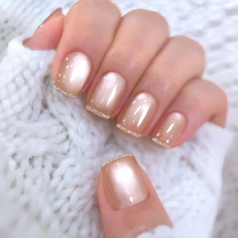 Press-On Nail Set Self-Adhesive Ombre Gradient 24-Piece