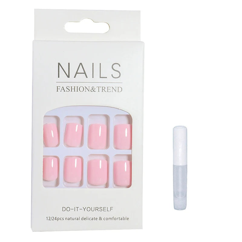 Press-On Nail Set Self-Adhesive Salon-Quality