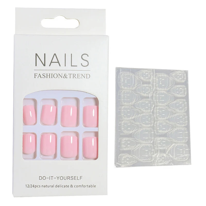Press-On Nail Set Self-Adhesive Salon-Quality