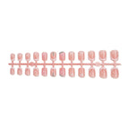 Press-On Nail Set Self-Adhesive Sparkling Accents
