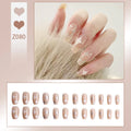 Press-On Nail Set Self-Adhesive Star & Geometric