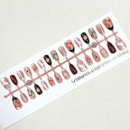 Press-On Nail Set Self-Adhesive Universal Fit Nail File & Applicator