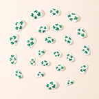 Press-On Nail Set Shamrock 3D Full-Cover