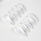 Press-On Nail Set Sharp Stiletto Long-Lasting & Easy Application