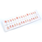 Press-On Nail Set Shell-Embellished Salon-Quality Long-Lasting