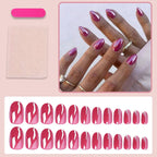 Press-On Nail Set Shiny Tapered Easy Application