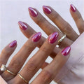 Press-On Nail Set Shiny Tapered Easy Application