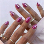 Press-On Nail Set Shiny Tapered Easy Application
