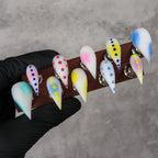Press-On Nail Set Short Claw Self-Adhesive & Artistic Designs