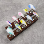 Press-On Nail Set Short Claw Self-Adhesive & Artistic Designs