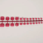 Press-On Nail Set Short Square Peel & Stick Reusable