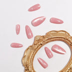 Press-On Nail Set Sparkling Glitter Self-Adhesive Set of 24