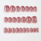 Press-On Nail Set Sparkling Peel & Stick Reusable