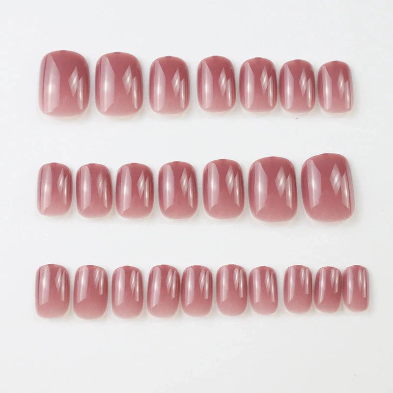 Press-On Nail Set Sparkling Peel & Stick Reusable