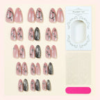Press-On Nail Set Sparkling Stars & Moons Easy Application