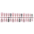 Press-On Nail Set Sparkling Stars & Moons Easy Application