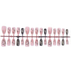 Press-On Nail Set Sparkling Stars & Moons Easy Application