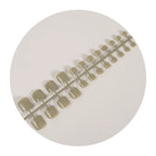 Press-On Nail Set Square Easy Application Reusable