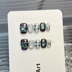Press-On Nail Set Star Accents No-Glue & Long-Lasting