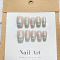 Press-On Nail Set Star Design Peel & Stick