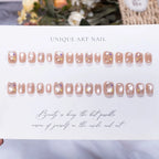 Press-On Nail Set Star & Floral Peel-And-Stick Multiple Sizes