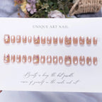 Press-On Nail Set Star & Floral Peel-And-Stick Multiple Sizes