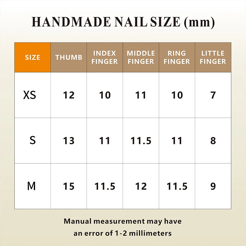 Press-On Nail Set Star & Metallic Accents Long-Lasting Wear