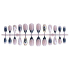 Press-On Nail Set Starry Designs Easy Application & Non-Toxic