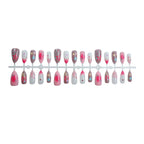 Press-On Nail Set Starry Sky Peel & Stick Reusable