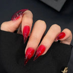 Press-On Nail Set Stiletto Acrylic Reusable