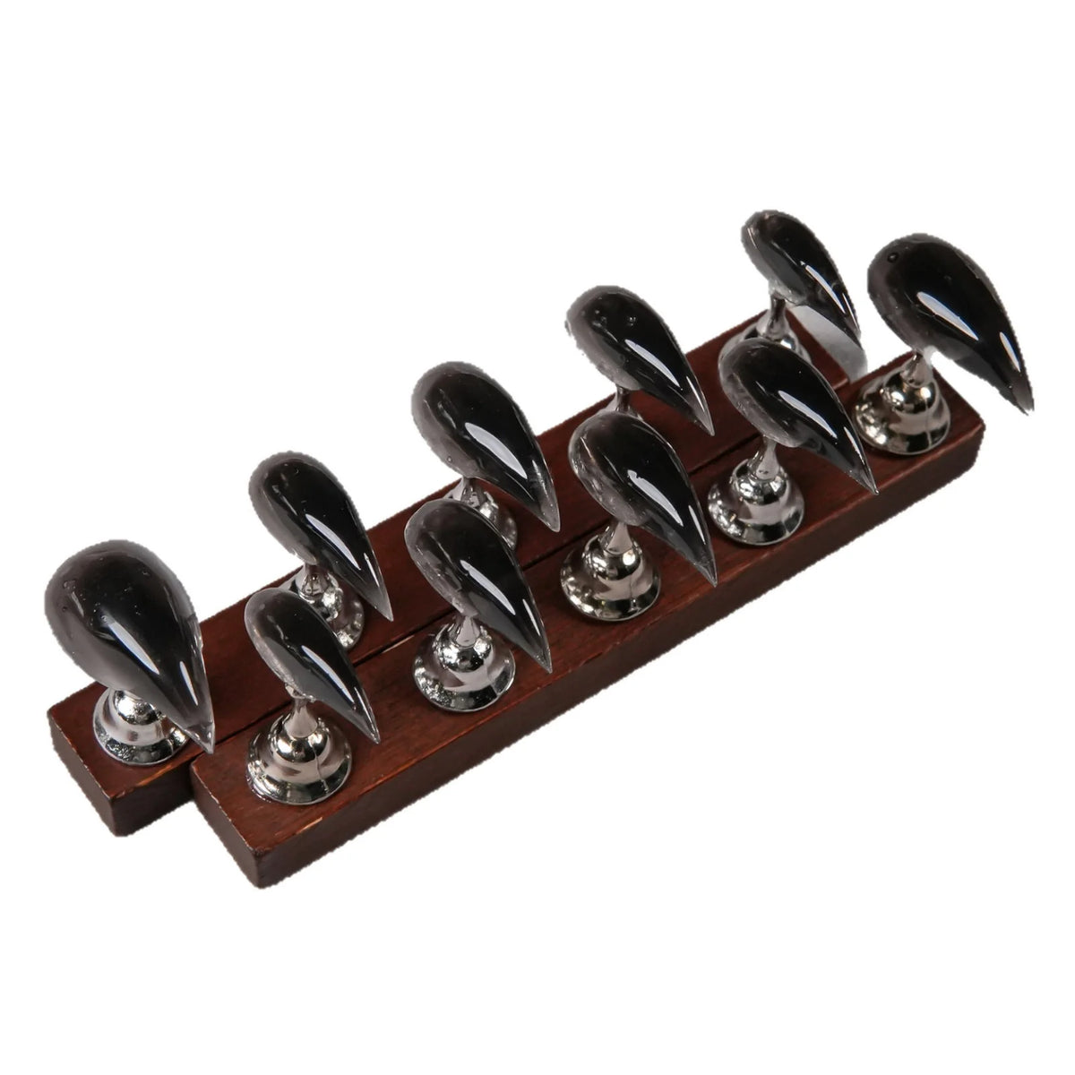 Press-On Nail Set Stiletto Adhesive Pads Included