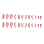 Press-On Nail Set Stiletto Floral & Long-Lasting