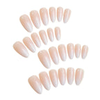 Press-On Nail Set Stiletto Gel Finish
