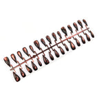 Press-On Nail Set Stiletto Gel-Look Adhesive System