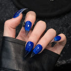 Press-On Nail Set Stiletto Glossy Adhesive Included & Reusable