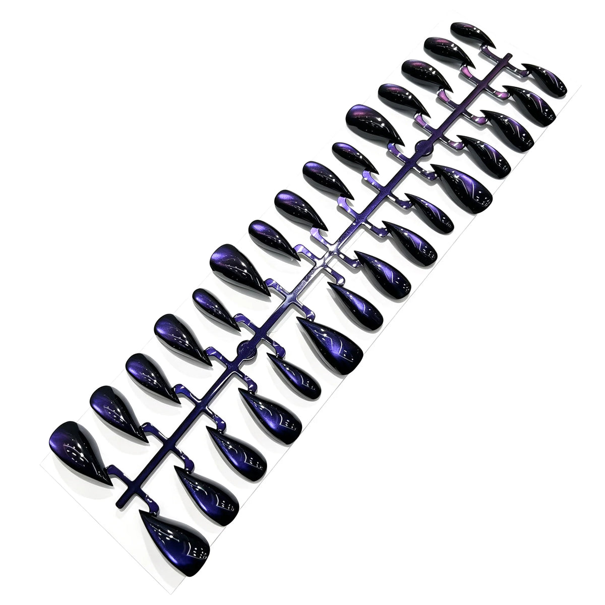 Press-On Nail Set Stiletto Glossy Peel & Stick