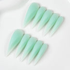 Press-On Nail Set Stiletto Glossy Self-Adhesive & Reusable