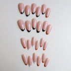 Press-On Nail Set Stiletto Glue-Free Adhesive Tabs