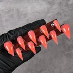 Press-On Nail Set Stiletto Glue-Free & Comfortable Fit