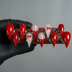 Press-On Nail Set Stiletto Gradient Reusable