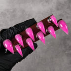 Press-On Nail Set Stiletto High-Gloss Acrylic