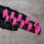 Press-On Nail Set Stiletto High-Gloss Acrylic