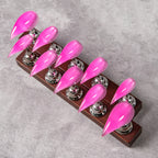 Press-On Nail Set Stiletto High-Gloss Acrylic
