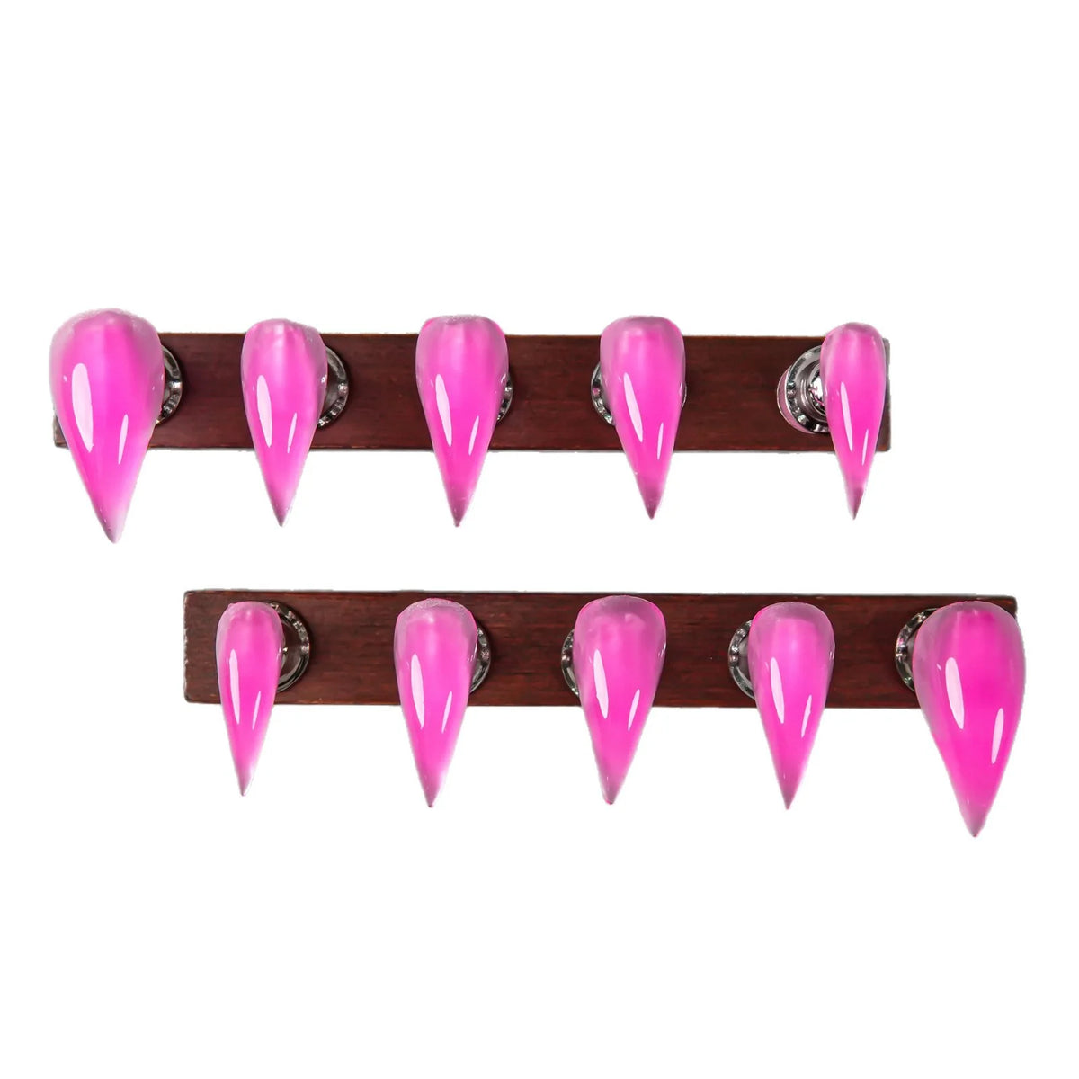 Press-On Nail Set Stiletto High-Gloss Acrylic
