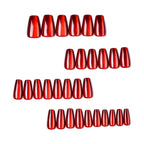 Press-On Nail Set Stiletto High Gloss Adhesive Kit